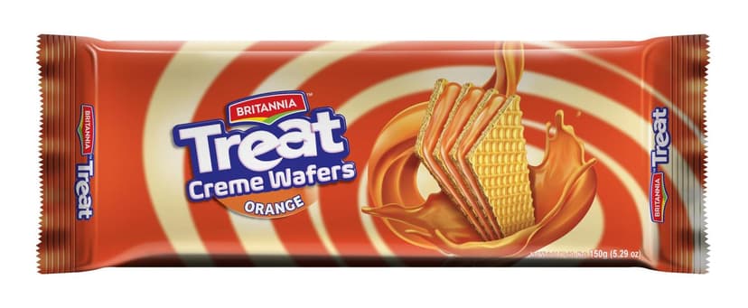 Britania Orange Wafer