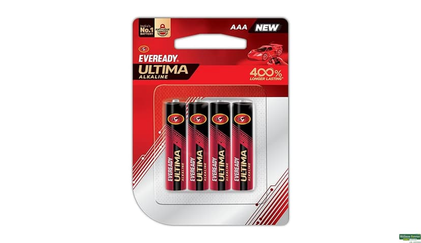Eveready Ultima Battery 2012 Aaa Pack OF