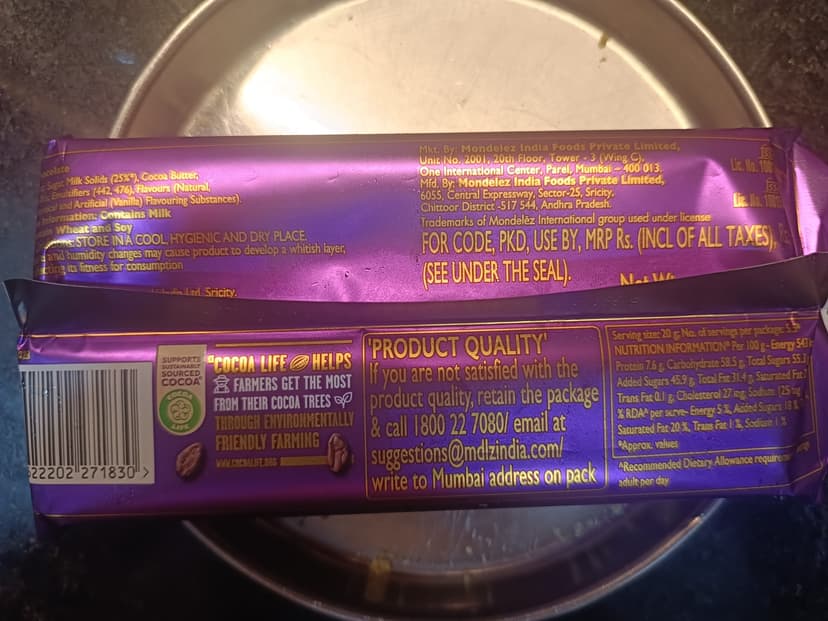 Dairy Milk Silk Bubbly